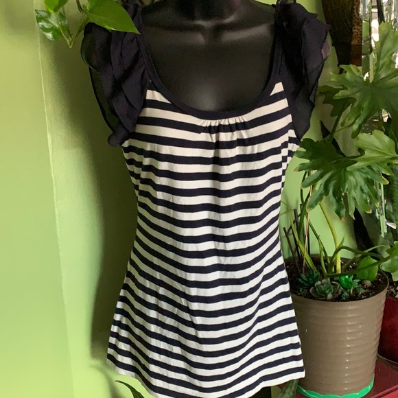 Express blue and white top - Picture 3 of 9